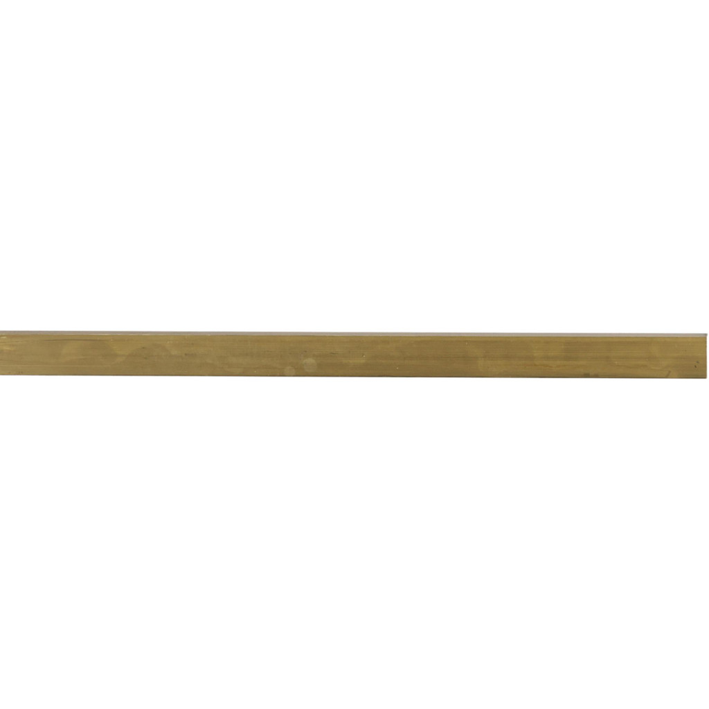 Made in USA | Value Collection 1 Inch Wide x 5/8 Inch Thick x 36 Inch Long, Brass Rectangular Bar - Alloy 360 | Part #360 5/8X1X3R