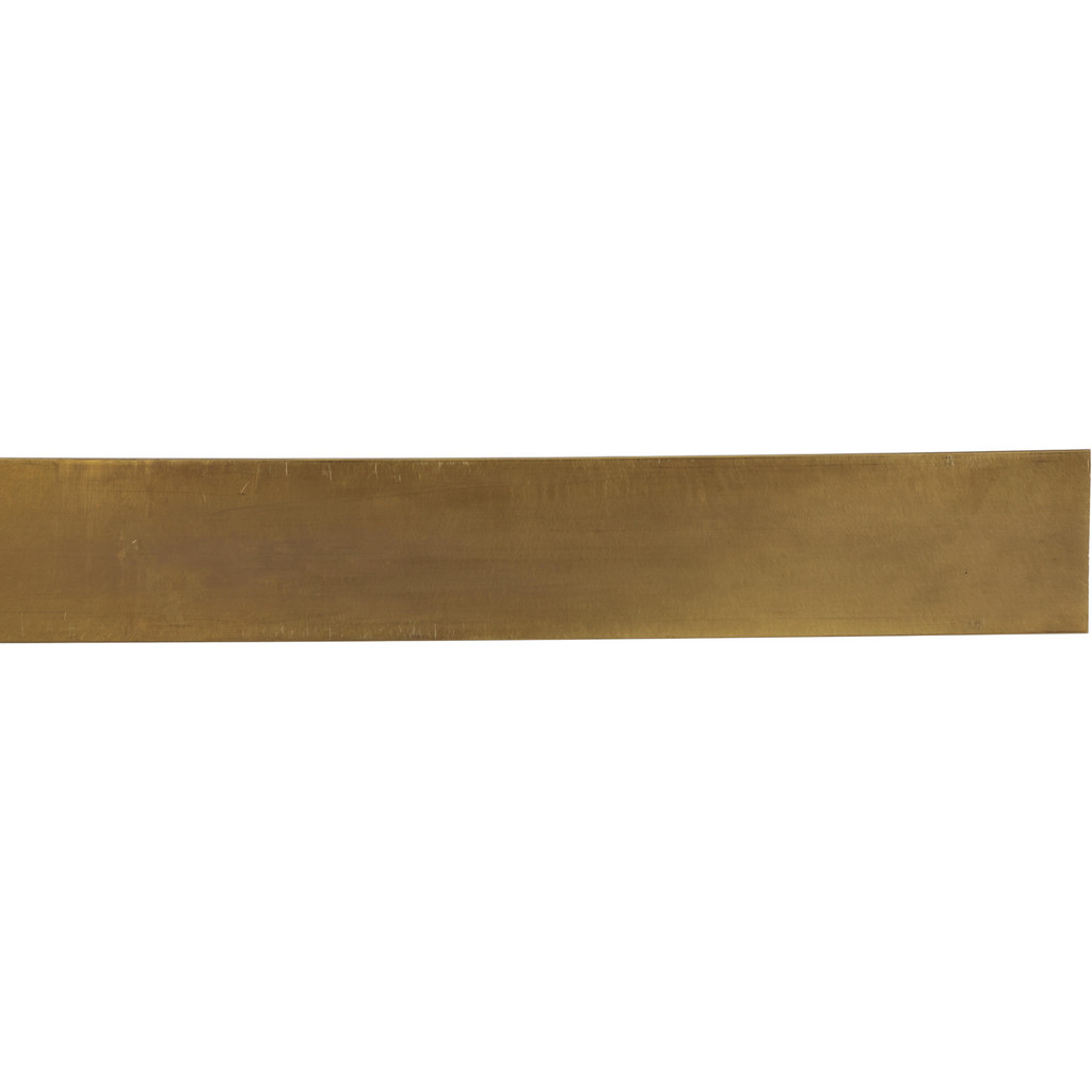 Made in USA | Value Collection 3 Inch Wide x 3/16 Inch Thick x 36 Inch Long, Brass Rectangular Bar - Alloy 360 | Part #360 3/16X3X3R
