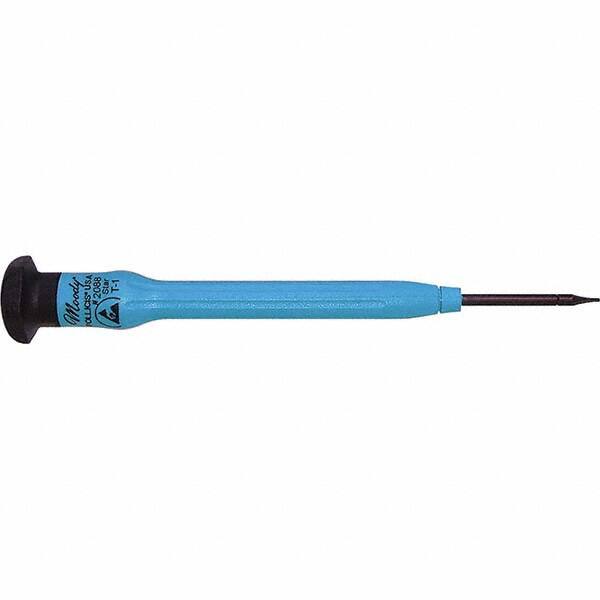 Precision & Specialty Screwdrivers; Type: Torx ; Overall Length Range: 3" - 6.9" ; Blade Length (Inch): 1 ; Overall Length (Inch): 4-7/8 ; Point Size: T1
