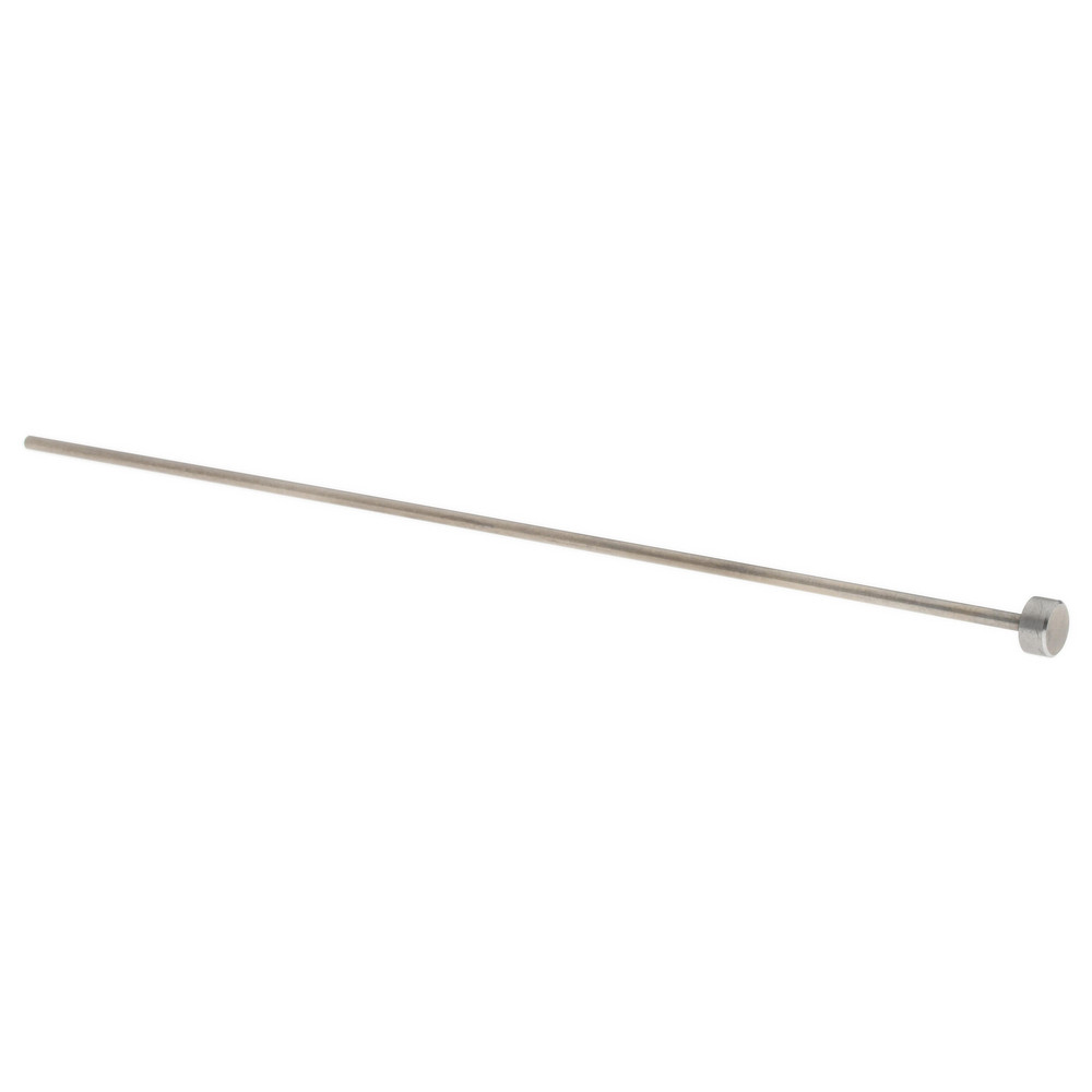 Straight Ejector Pin: 5/64" Pin Dia, 6" OAL, Steel