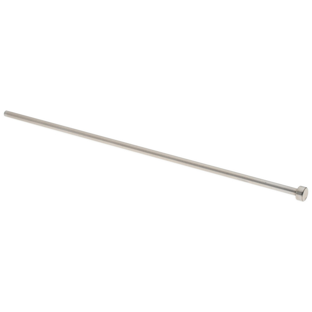 Straight Ejector Pin: 3 mm Pin Dia, 160 mm OAL, Steel