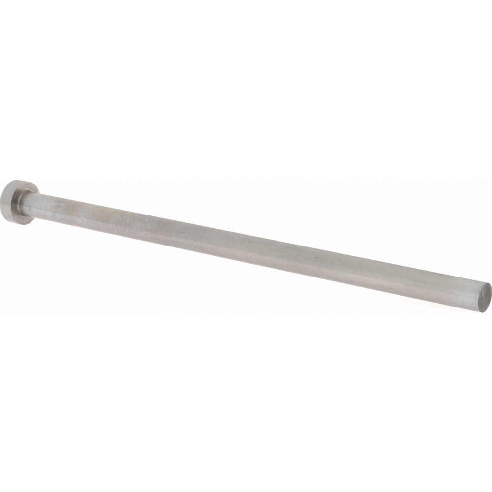 Straight Ejector Pin: 8 mm Pin Dia, 160 mm OAL, Steel