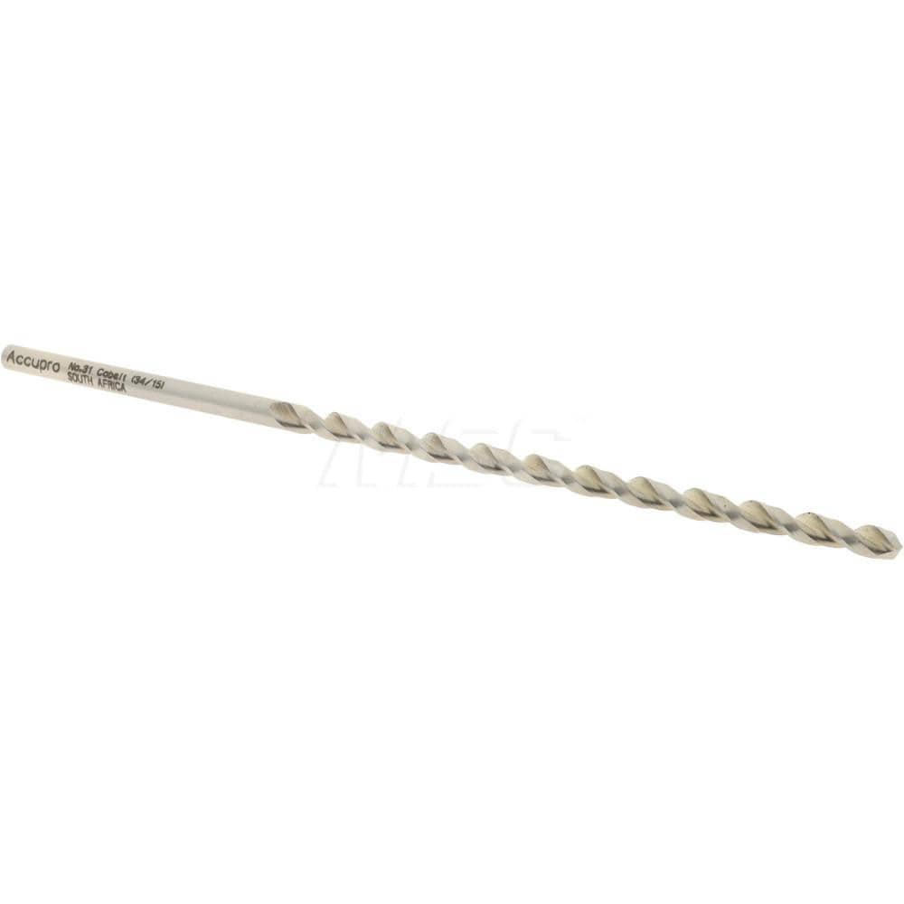 Taper Length Drill Bit: 0.1200" Dia, 130 °