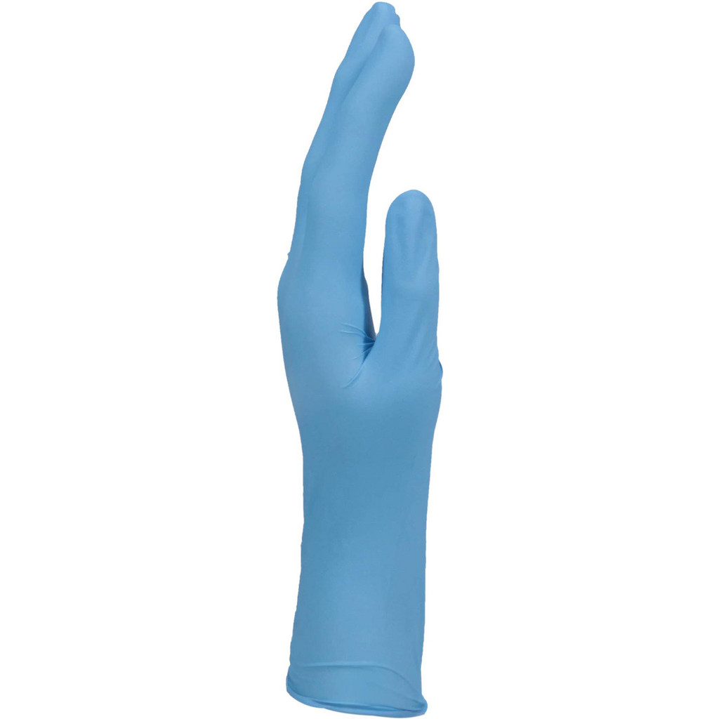 PRO-SAFE - Disposable Gloves: Size Small, 5 mil, Nitrile, General