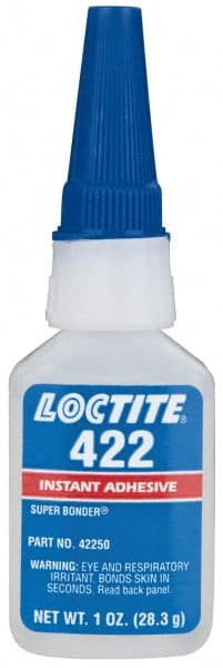 LOCTITE 233927 Adhesive Glue: 1 oz Bottle, Clear 