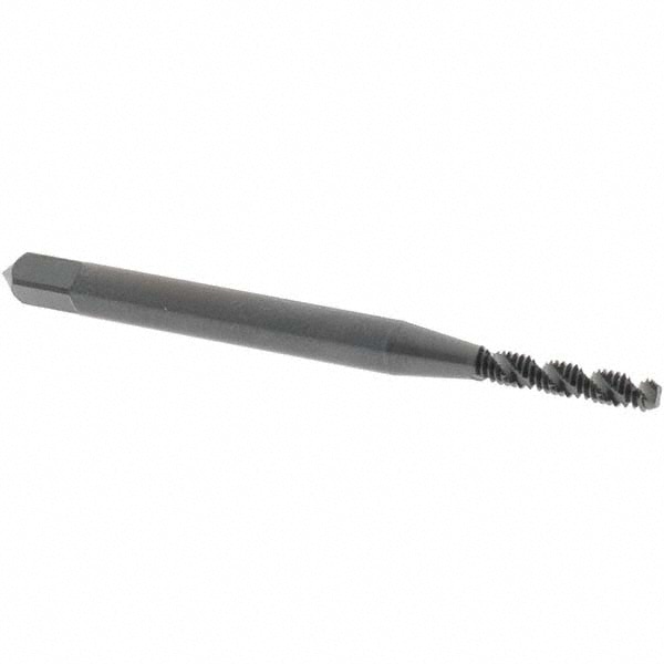 OSG 135401 Spiral Flute Tap: #2-56, UNC, 2 Flute, Bottoming, 2B Class of Fit, Vanadium High Speed Steel, Oxide Finish Image