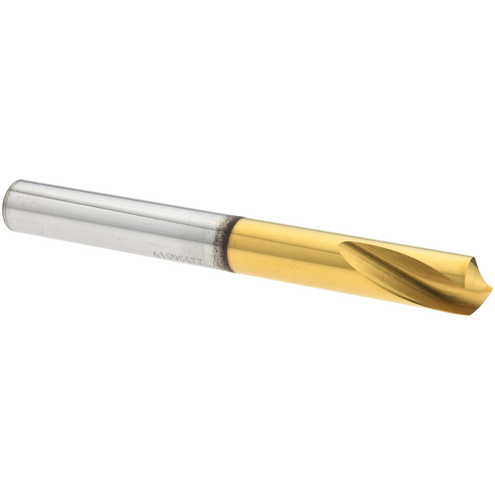 Spotting Drill: 8 mm Dia, 120 ° Point, 79 mm OAL, High Speed Steel