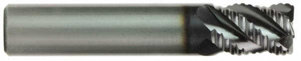 OSG 20150111 Corner Radius End Mill: 1/4" Dia, 3/8" LOC, 0.03" Radius, 4 Flutes, Solid Carbide Image