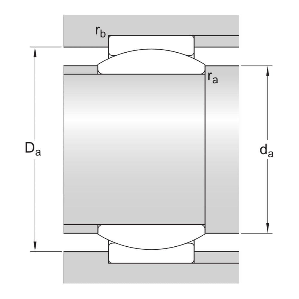 SKF - 10mm Bore Diam, 1,834 Lb Dynamic Capacity, Spherical Plain ...