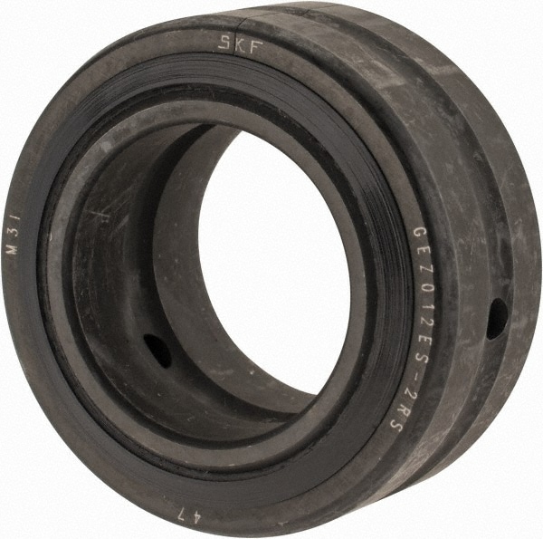 SKF GEZ 012 ES-2RS 3/4" Bore Diam, 7,088 Lb Dynamic Capacity, Spherical Plain Bearing 