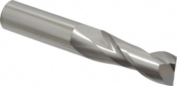 SGS 34626 Square End Mill: 5/8 Dia, 1-5/8 LOC, 5/8 Shank Dia, 3-3/4 OAL, 2 Flutes, Solid Carbide Image