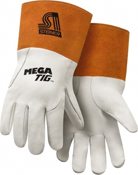 Steiner 0230-X Welding Gloves: Size X-Large, Kidskin Leather, TIG Welding Application 