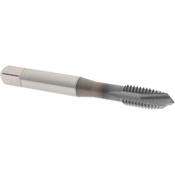 OSG 1751308 Spiral Point Tap: M8 x 1.25, Metric Coarse, 3 Flutes, Plug, 6H, Vanadium High Speed Steel, TiCN Finish Image