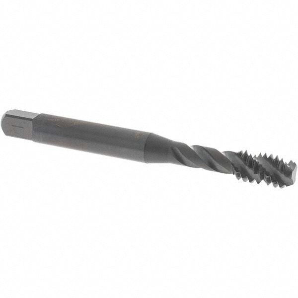 OSG 137101 Spiral Flute Tap: 1/4-20, UNC, 3 Flute, Bottoming, 3B Class of Fit, Vanadium High Speed Steel, Oxide Finish Image