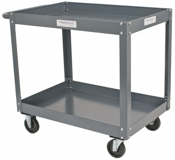 Value Collection WS-MH-SCAR-022 Service Utility Cart: Steel, Gray Image