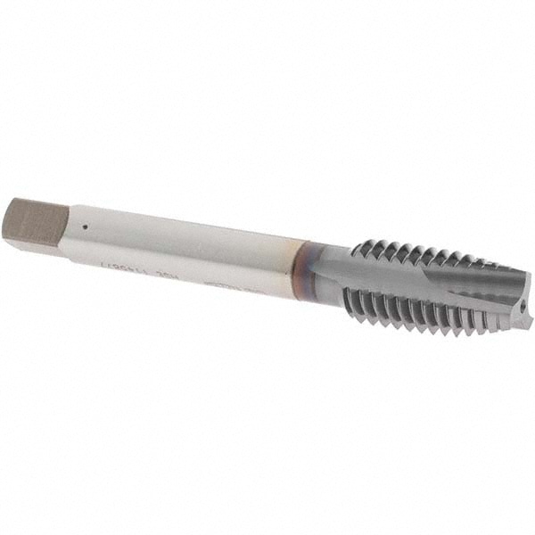 OSG 2832408 Spiral Point Tap: 1/2-13, UNC, 3 Flutes, Plug, 3B, Vanadium High Speed Steel, TiCN Finish Image