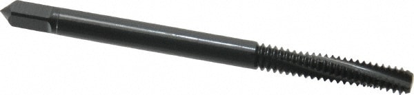 OSG 140101 Spiral Flute Tap: #6-32, UNC, 3 Flute, Bottoming, 3B Class of Fit, Powdered Metal, Oxide Finish Image