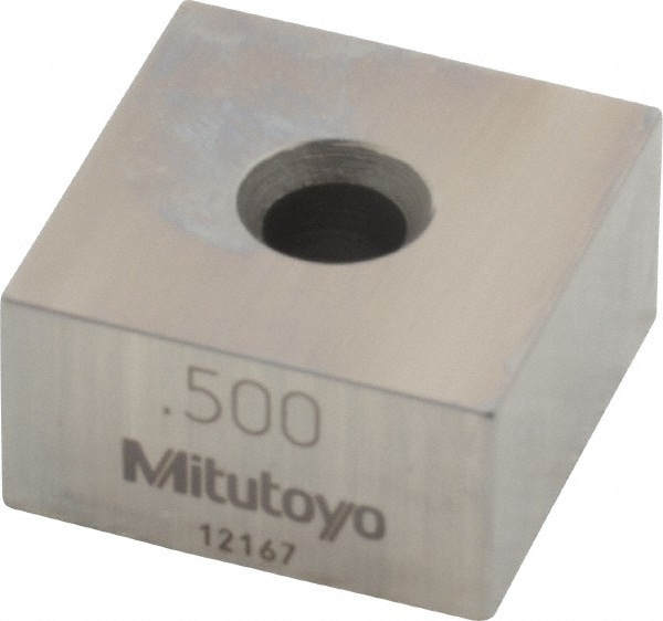 Mitutoyo 614195-531 Square Steel Gage Block: 0.5", Grade 0 Image