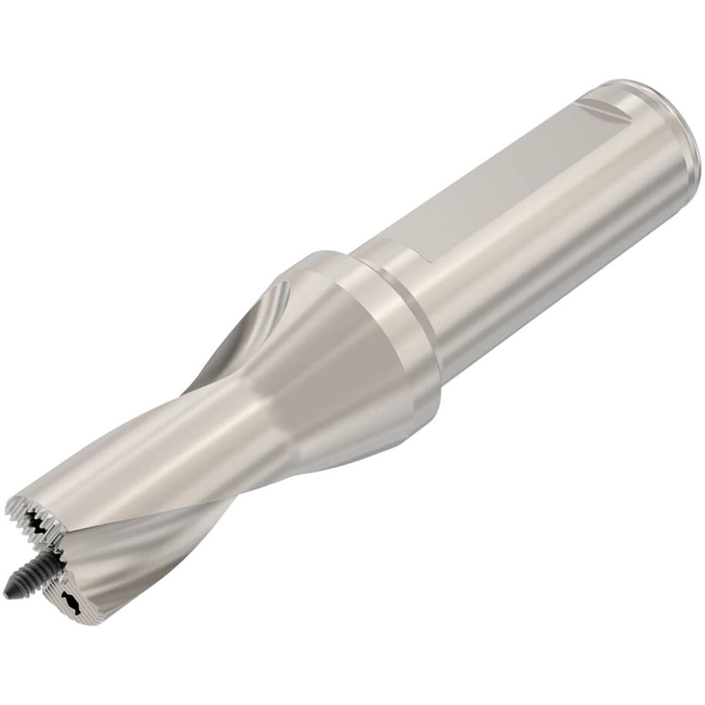 Replaceable-Tip Drill: 17 to 17.99 mm Dia, 1.18" Max Depth, 3/4" Weldon Flat Shank