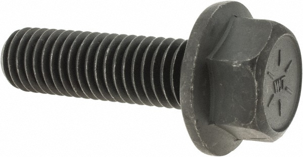 Value Collection 821756MSC Smooth Flange Bolt: 1/2-13 UNC, 1-3/4" Length Under Head, Partially Threaded Image
