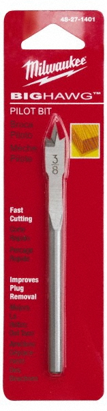 4-1/2" Long, Pilot Drill - High Speed Steel, Compatible with Hole Cutters