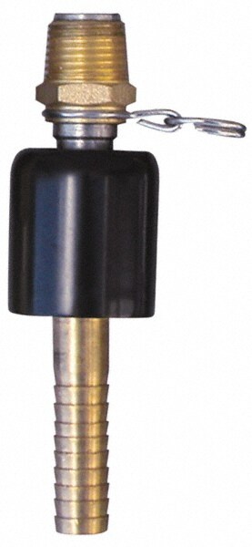 1/2 NPT x 1/2" Hose Barb, Ball Type Swivel Hose Adapter