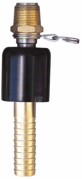 1/2 NPT x 5/8" Hose Barb, Ball Type Swivel Hose Adapter