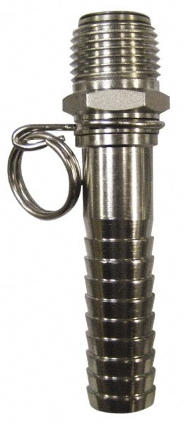 SuperKlean 8-5/8-S NPT x 5/8" Hose Barb, Swivel Hose Adapter 