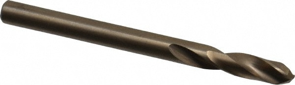 Spiral Flute Michigan Drill 200 Series High-Speed Steel General Purpose Drill Bit 4 Morse Taper Shank 118 Degrees Conventional Point 1-11//64 Size Pack of 1