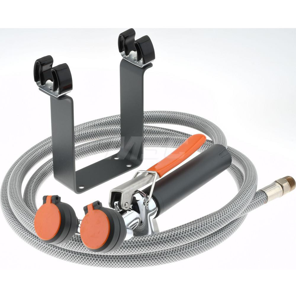 PRO-SAFE PSG5026 Plumbed Drench Hoses; Mount: Wall ; Style: Dual Spray Head ; Hose Length (Feet): 8.0 ; Approval Listing/Regulations: ANSI Z358.1-2009 Image