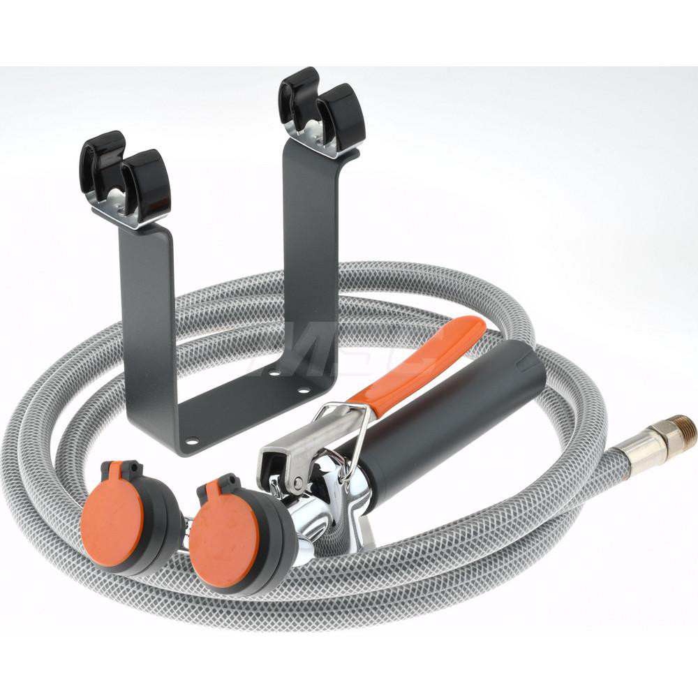 Plumbed Drench Hoses: Mount Type: Wall; Head Type: Dual Spray Head