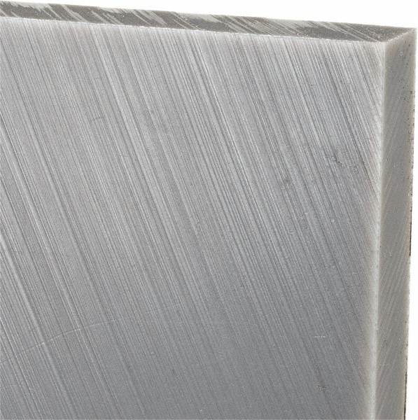 Made in USA 550165 Plastic Sheet: Ultra-High-Molecular-Weight Polyethylene, 1/2" Thick, 24" Long, Black Image