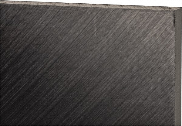 Made in USA 550036 Plastic Sheet: Ultra-High-Molecular-Weight Polyethylene, 3/8" Thick, 24" Long, Black Image