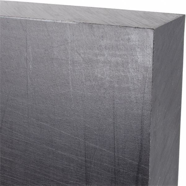 Made in USA 550001 Plastic Sheet: Ultra-High-Molecular-Weight Polyethylene, 1" Thick, 24" Long, Black Image