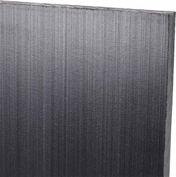 Made in USA 550016 Plastic Sheet: Ultra-High-Molecular-Weight Polyethylene, 1/4" Thick, 36" Long, Black Image
