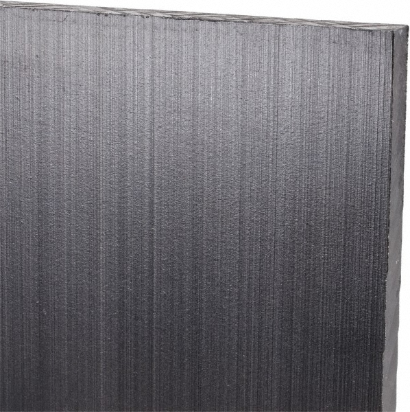 Made in USA 550020 Plastic Sheet: Ultra-High-Molecular-Weight Polyethylene, 1/4" Thick, 60" Long, Black Image
