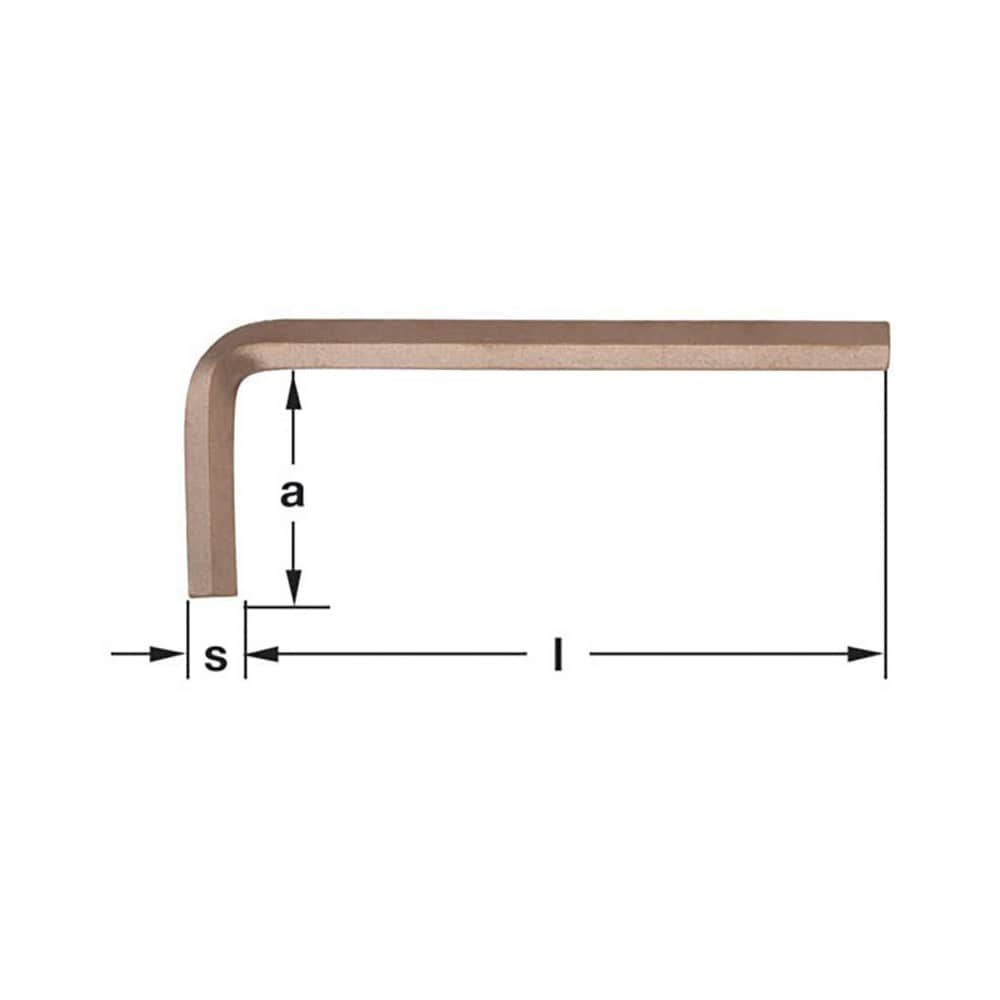 Ampco - Hex Key: 10 mm Hex, Long Arm - 86231008 - MSC Industrial