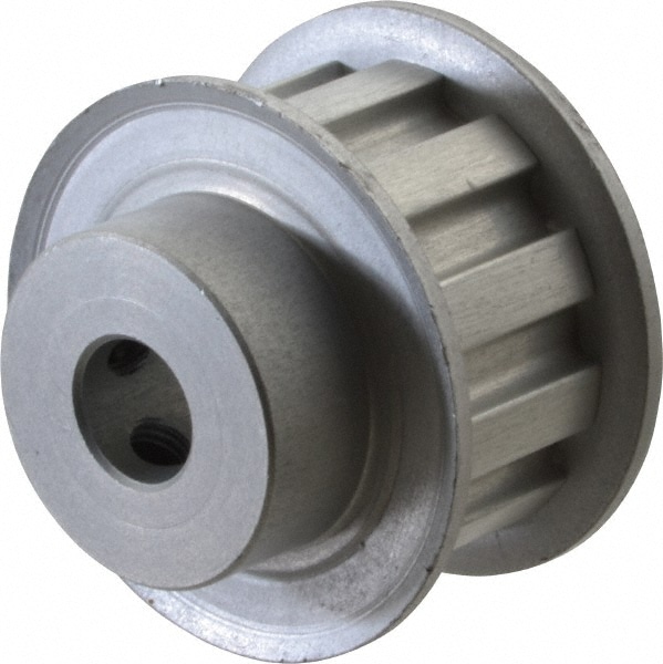11 Tooth, 3/8" Inside x 1.283" Outside Diam, Hub & Flange Timing Belt Pulley