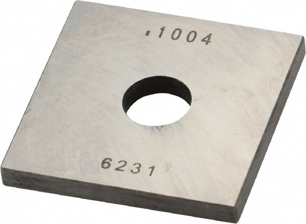 Square Steel Gage Block: 0.1004", Grade 0
