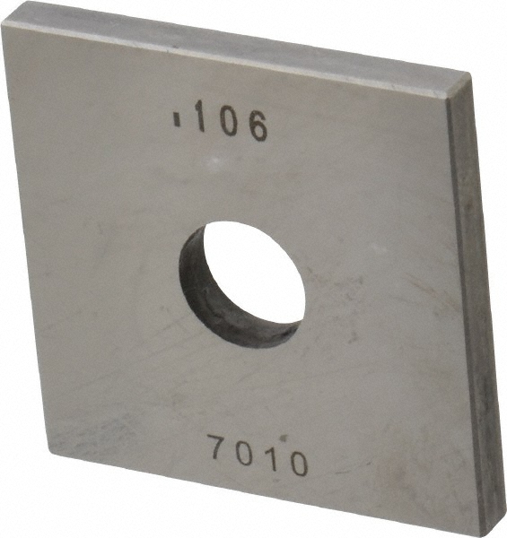 Value Collection 0.106" Square Steel Gage Block 86271350 MSC