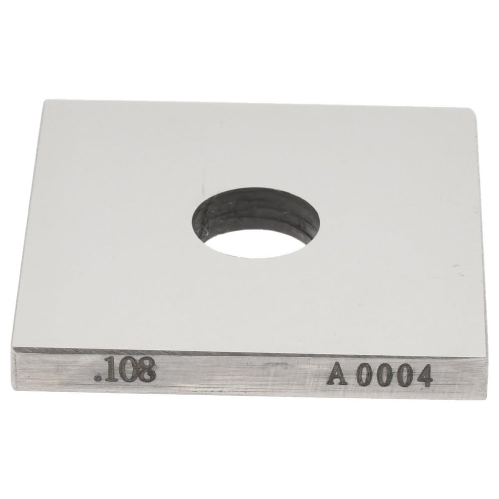 Square Steel Gage Block: 0.108", Grade 0