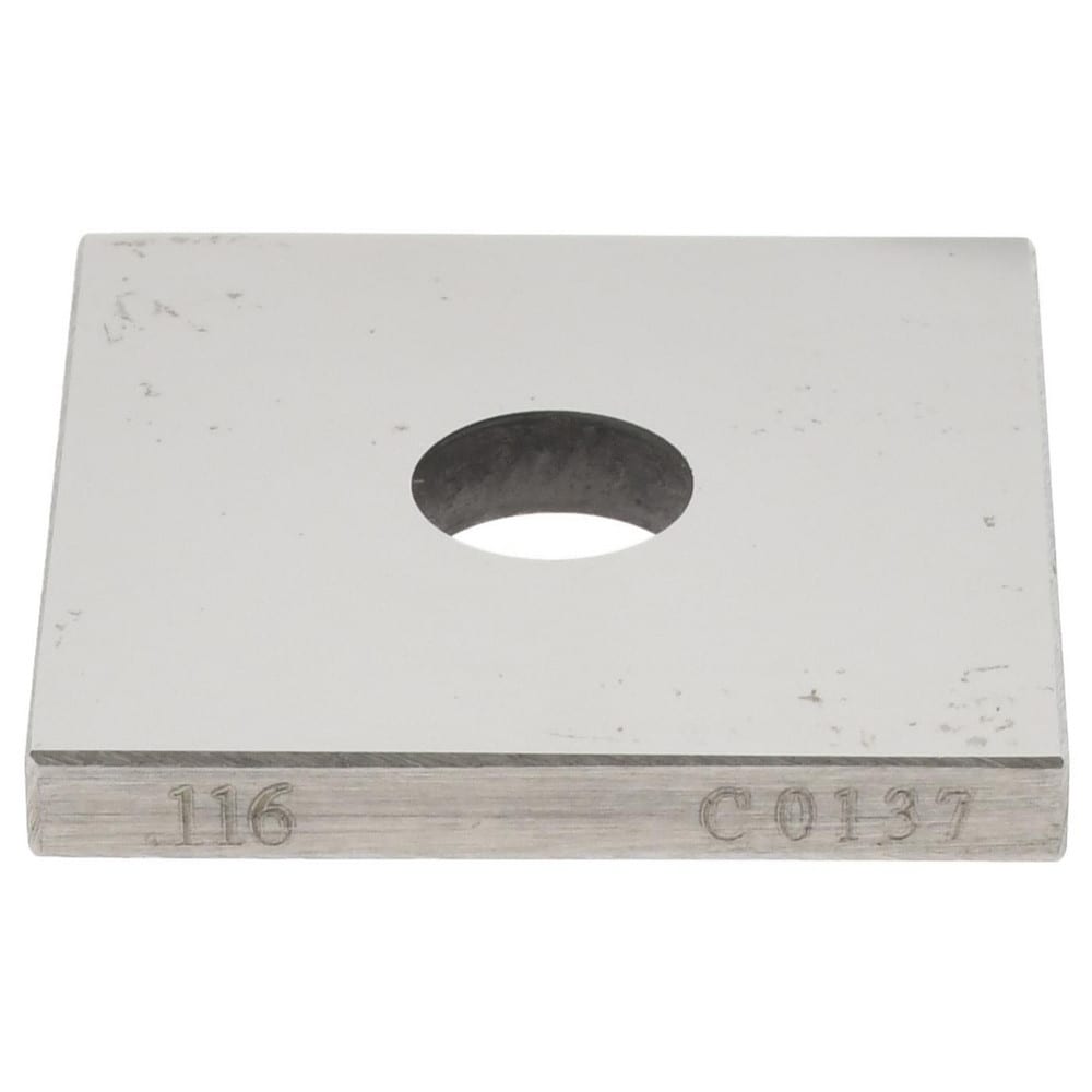 Square Steel Gage Block: 0.116", Grade 0