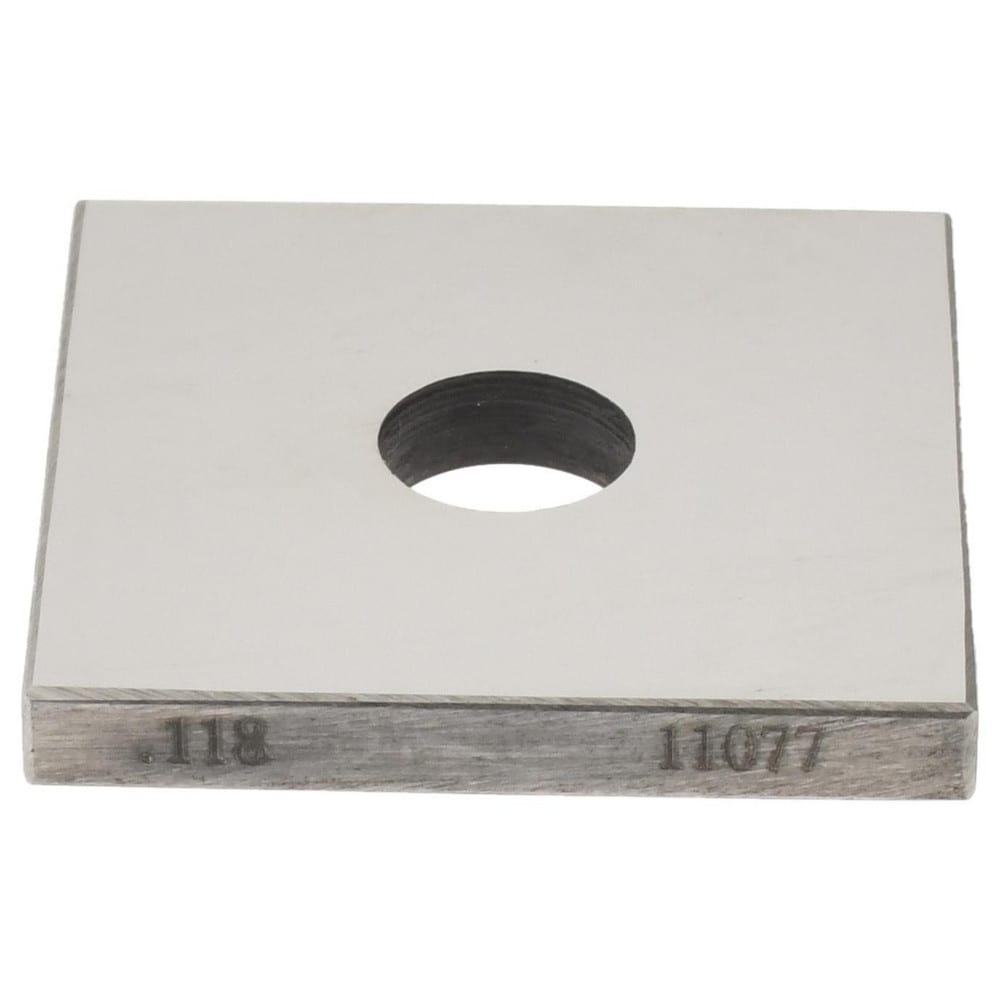 Square Steel Gage Block: 0.118", Grade 0