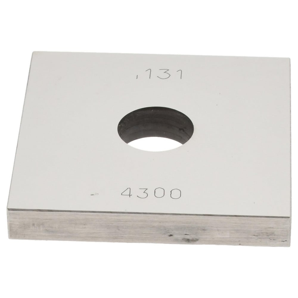 Square Steel Gage Block: 0.131", Grade 0