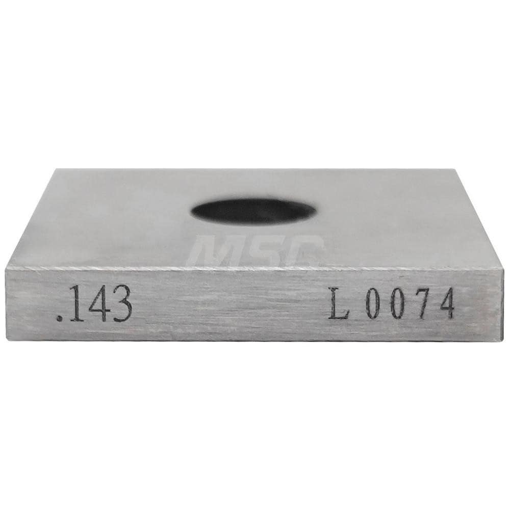 Square Steel Gage Block: 0.143", Grade 0