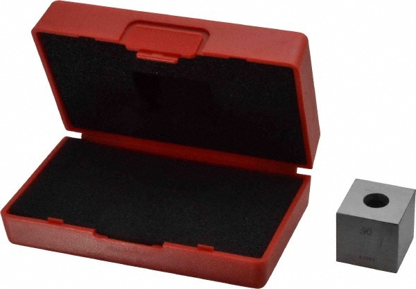 Square Steel Gage Block: 0.9", Grade 0