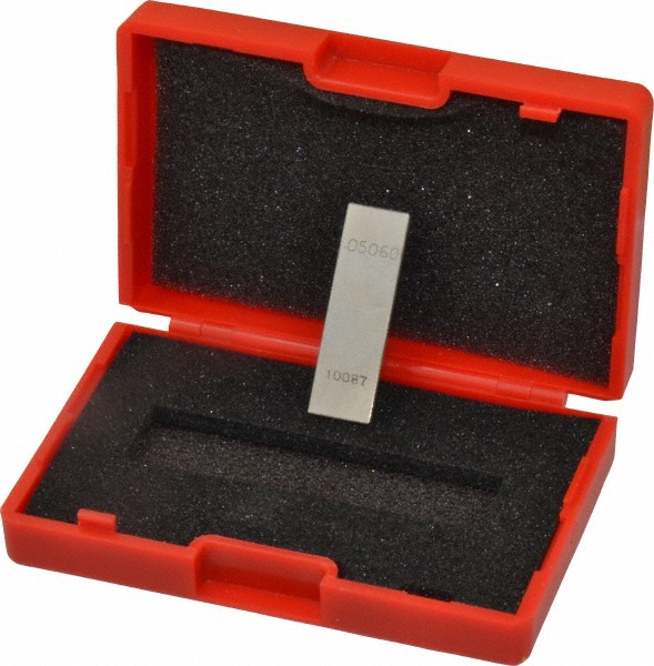 Value Collection 630-20166 Rectangle Steel Gage Block: 0.0506", Grade 0 Image