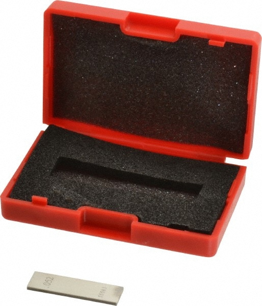 Rectangle Steel Gage Block: 0.052", Grade 0