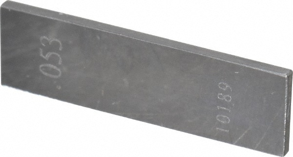 Rectangle Steel Gage Block: 0.053", Grade 0