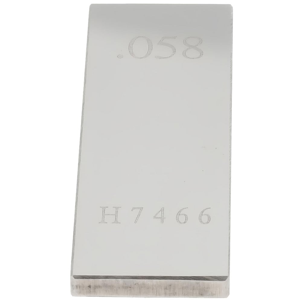 Rectangle Steel Gage Block: 0.058", Grade 0